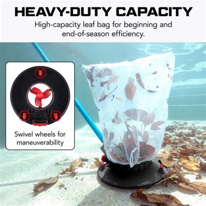 Will a pool vacuum pick up leaves?