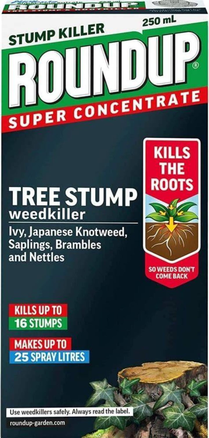 Will Roundup kill a stump
