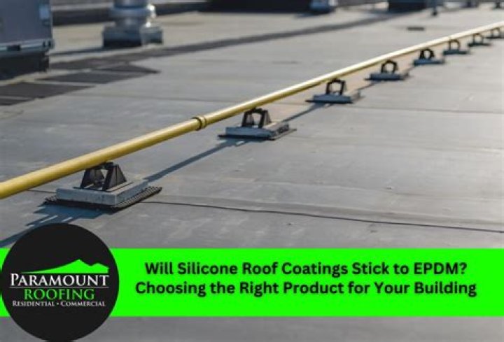 Will silicone stick to EPDM